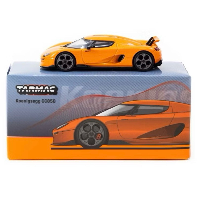 TARMAC WORKS 1/64 KOENIGSEGG CC850 ORANGE