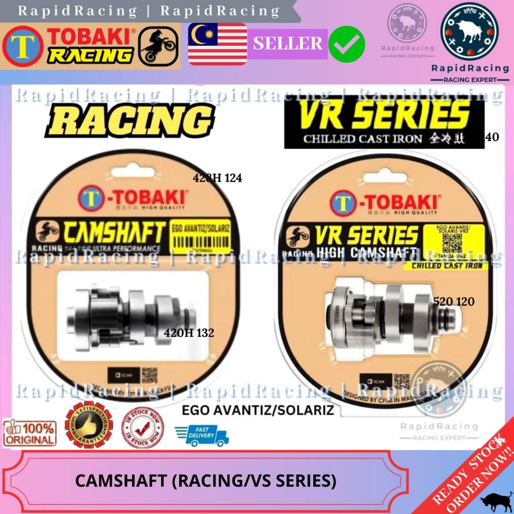 SRL115 FI<< TOBAKI RACING/VR SERIES HIGH CAM CAM CAM CAMSHAFT SHAFT YAMAHA SRL115FI SRL 115FI LAGEND