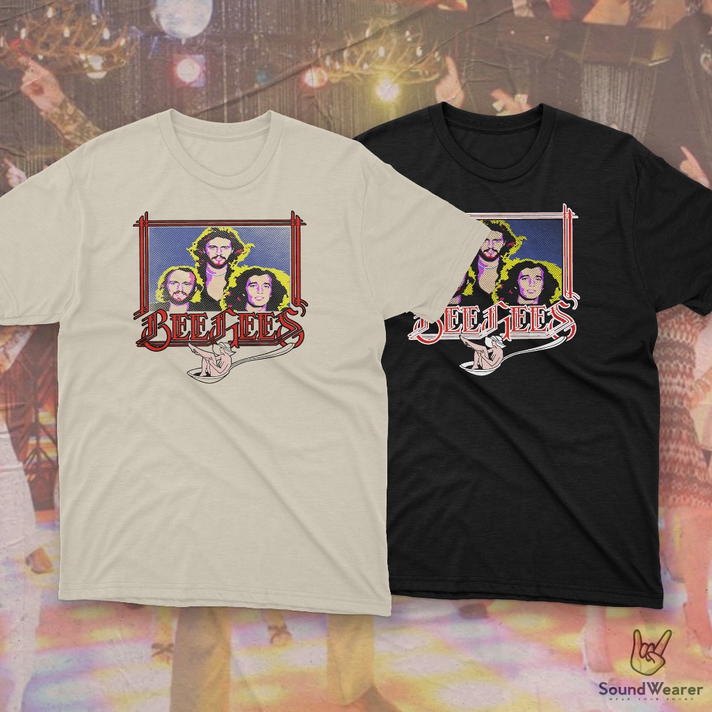 Bee Gees 70s Disco Pop Band เสื้อยืด