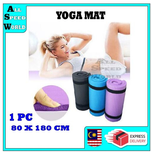 เสื่อโยคะ 1 ชิ้น 15MM THICK EXERCISE MATTRESS FOLDING MATT FITNESS / GYM / KARPET YOGA TEBAL