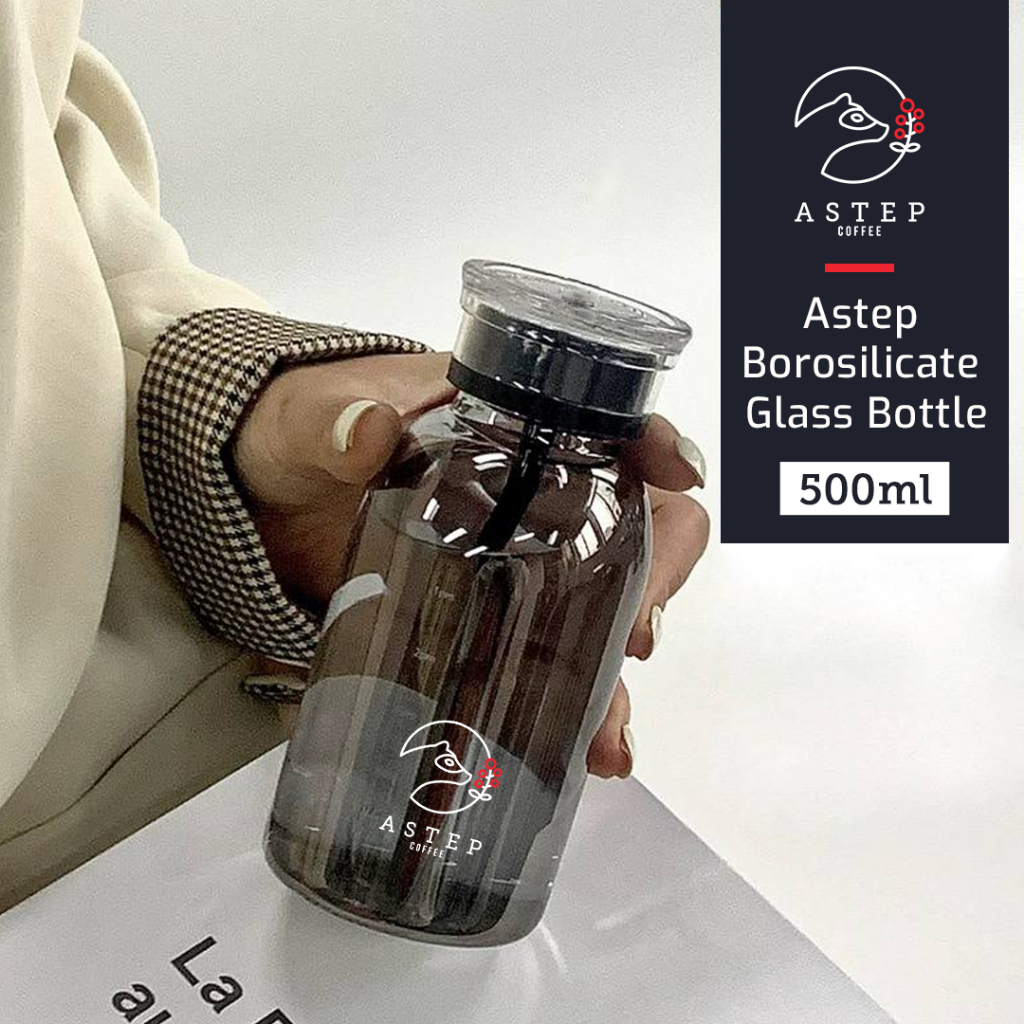 ขวดแก้ว Asteps Borosilicate 500ml