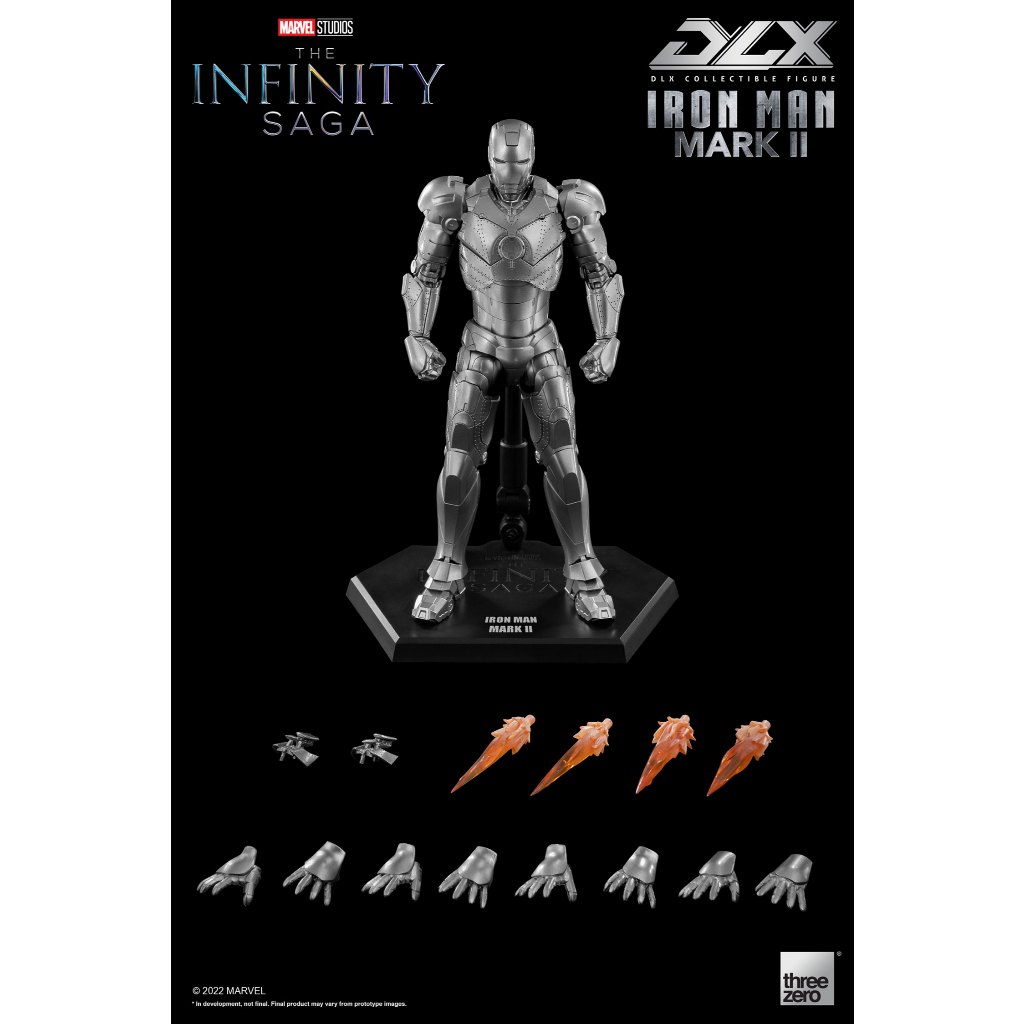 Threezero 3Z04770W0 Marvel Studios: The Infinity Saga DLX Iron Man Mark 2