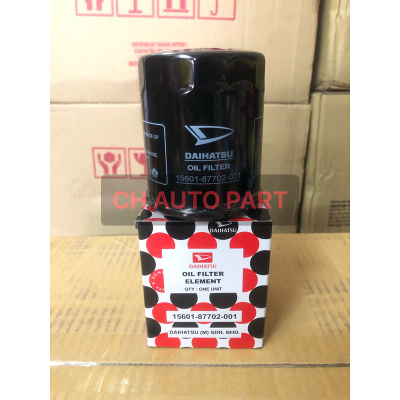 100 PD KANCIL KELISA KENARI VIVA MYVI ALZA KEMASA กรองน้ํามัน DAIHATSU 15601-00R01 15601-87702