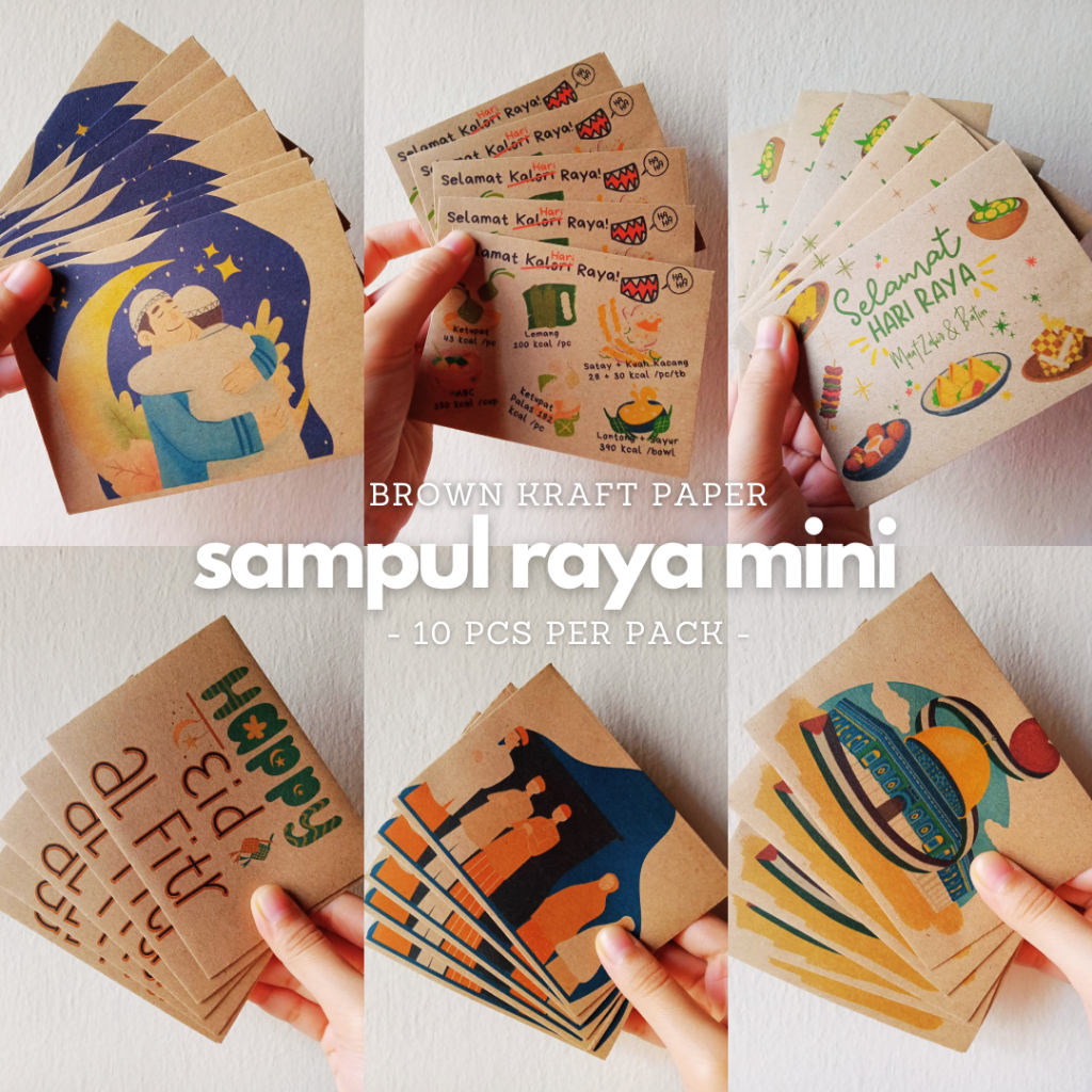 10 ชิ้นต่อแพ็ค MINI SAMPUL RAYA [10 DESIGN TO CHOOSE]