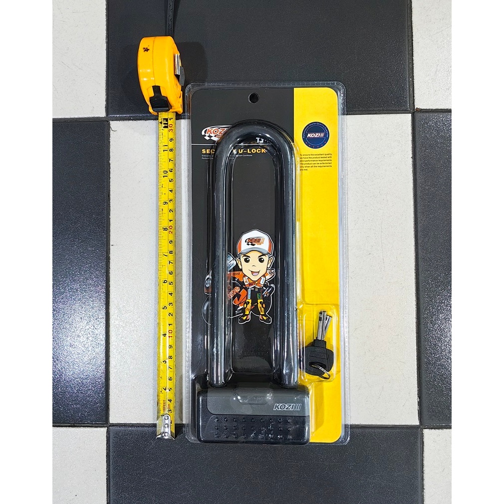 KOZI FORK LOCK U LOCK SAFETY LOCK HEAVY DUTY LOCK(บัดกรี)