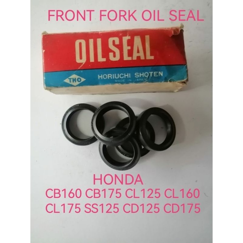 HONDA CB160 CB175 CL125 CL160 CL175 SS125 CD125 CD175 ด้านหน้า FORK ซีลน้ํามัน 2 ชิ้น 1 ชุด
