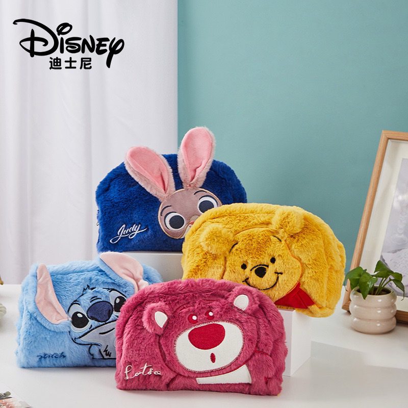 Winnie the Pooh,Lotso, Piglet, Rabbit n Mike fluffy Cosmetic Pouch Pencil Case Pouch
