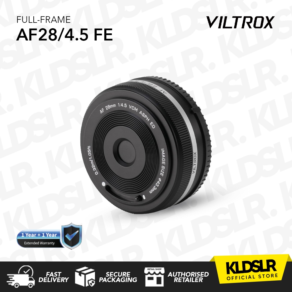 Viltrox AF 28 มม.F4.5 FE เลนส์ฟูลเฟรมเลนส์โฟกัสอัตโนมัติสําหรับ Sony FE & FUJIFILM XF