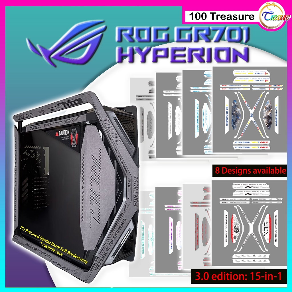 เคสแชสซี Asus ROG GR701 Hyperion GR701 ดีไซน์พิเศษ PU ขัด Bezel Soft Border 3.0 Edition 15-in-1