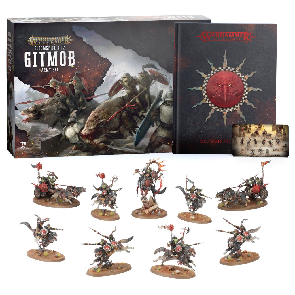 Warhammer 89-93 Age of Simar Gloomspite Gitz Gitmob Army Set
