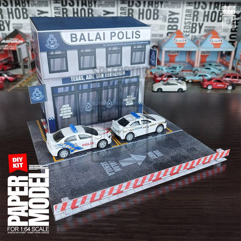 1:64 Diorama Design A1 - Gulf Motorsport Garage