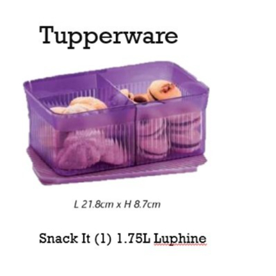 Tupperware Elegant Stack It (1 ชิ้น) 1.75 ลิตร ( สีม่วง )