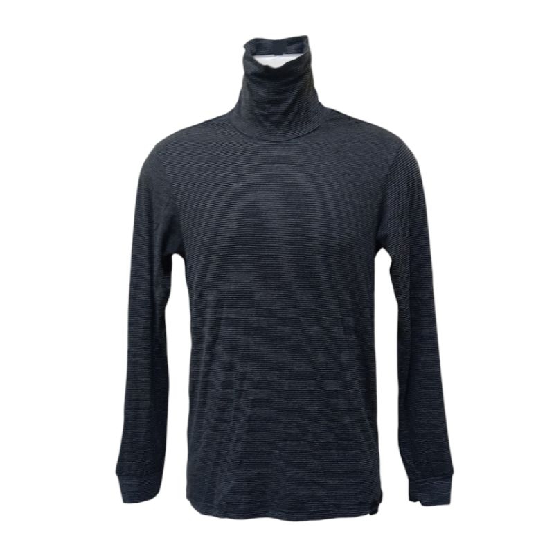 LPM266 - (S ถึง M) UNIQLO MEN HEATTECH เสื้อเชิ้ตคอ TURTLE