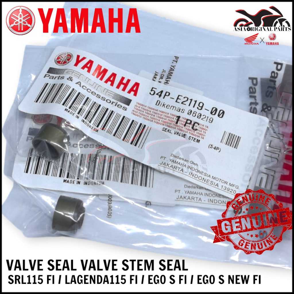 YAMAHA SRL115 FI LAGENDA 115 FI EGO S FI EGOS NEWVALVE SEAL 54P-E2119-00 (1PCS)