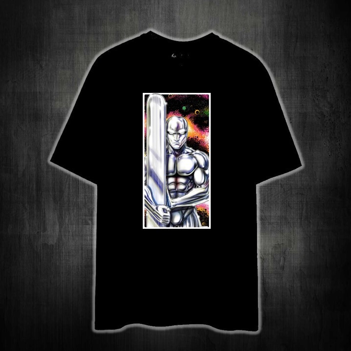 เสื้อยืดพิมพ์ลาย SILVER SURFER (HERO POTRAIT)