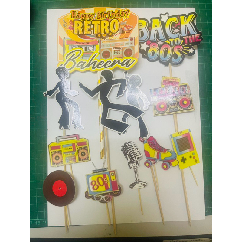 KAKE TOPPER RETRO 80