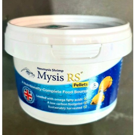 Bcuk UK RS mysis เม็ด 1 มม. / 2.5 มม. น้ําจืด / อาหารปลาตู้ปลาทะเล 110g