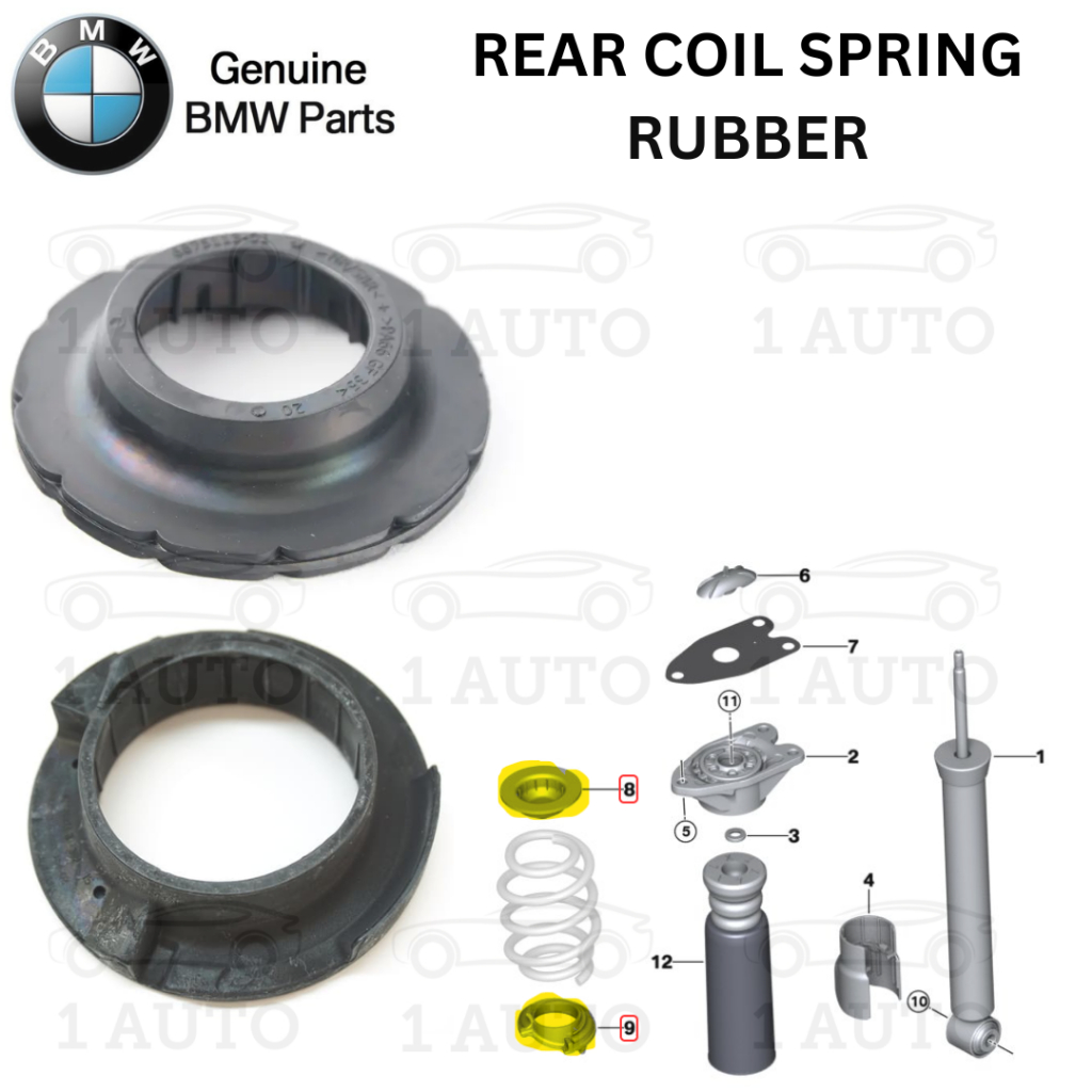 ยางสปริงม้วนด้านหลัง BMW BMW X1 F48 F44 218i F45 X2 F39 MINI COUNTRYMAN F60