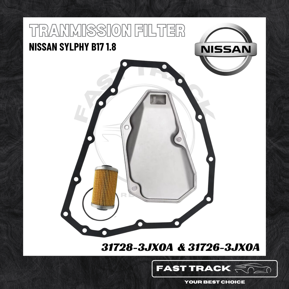 NISSAN SYLPHY B17 1.8 AUTO FILTER & AUTO CVT COOLER FILTER 31728-3JX0A 31726-3JX0A
