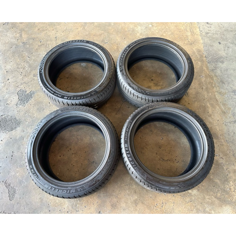 Michelin Pilot Sport 5 Tyre 18 PS5 225/45/18 225-45-18 225/45/R18 ปี Made 2023 2024 มือสองญี่ปุ่น 🇯🇵