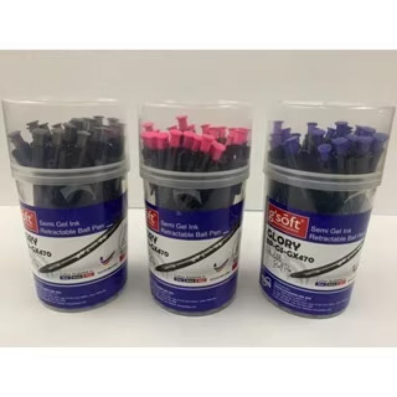 Gsoft GLORY GX470/GX450 BALL PEN 1Box桶/25pcs