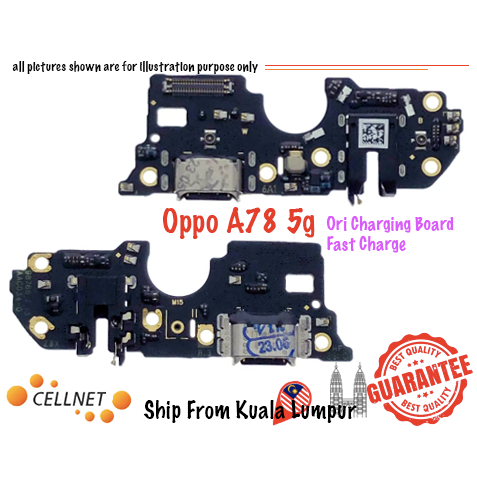 [Cellnet] แท่นชาร์จ Oppo A78 5G cph2483 พร้อมไมโครโฟน New Seang Pasang