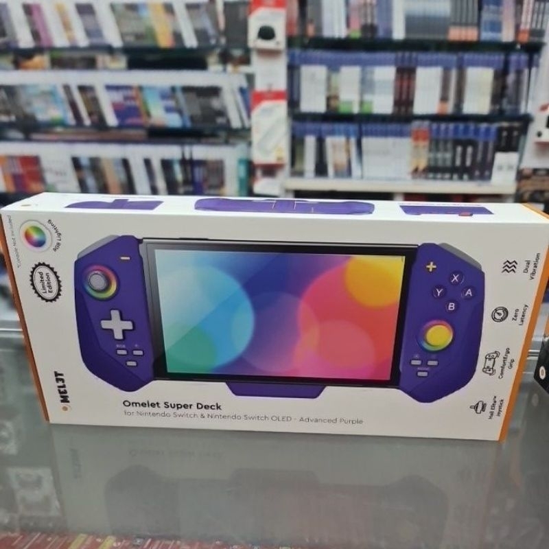 NS OMELET GAMING SUPER DECK JOYCON สีสุ่มใหม่และซีเมนต์