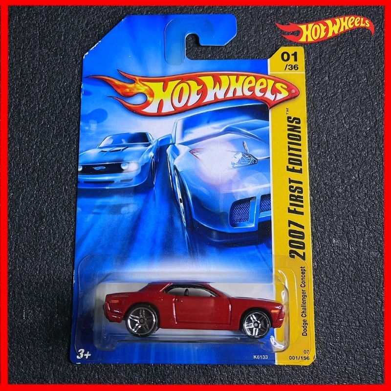 Hot Wheels Dodge Challenger Concept 2007 First Edition Dodge Challenger Srt Demon Red Model Classic 