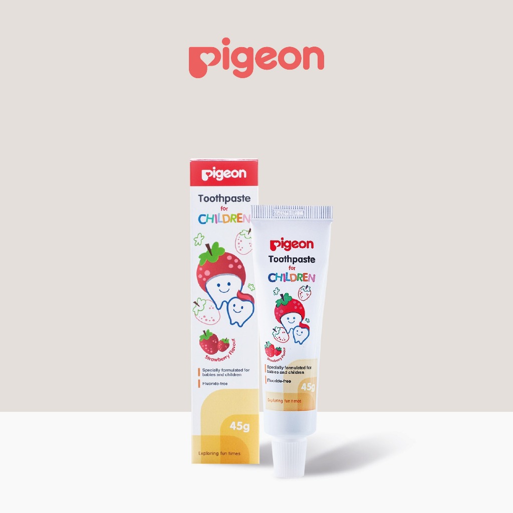 Pigeon ยาสีฟันเด็ก สตรอเบอร์รี่ PG07855 ( 45g )