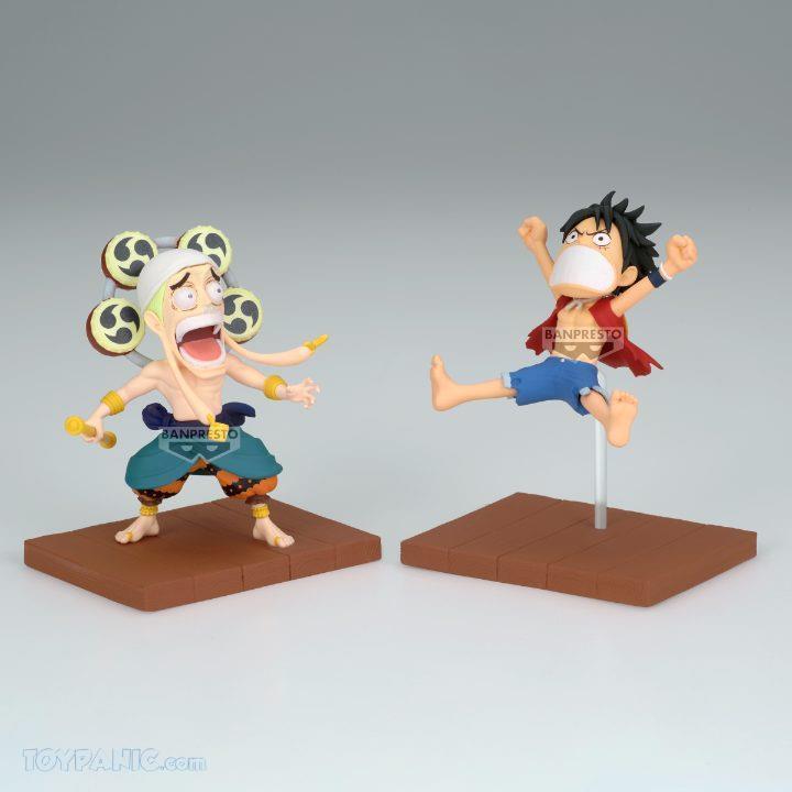 One Piece World Collectable Figure Log Stories -Monkey.D.Luffy & Enel- จาก Banpresto