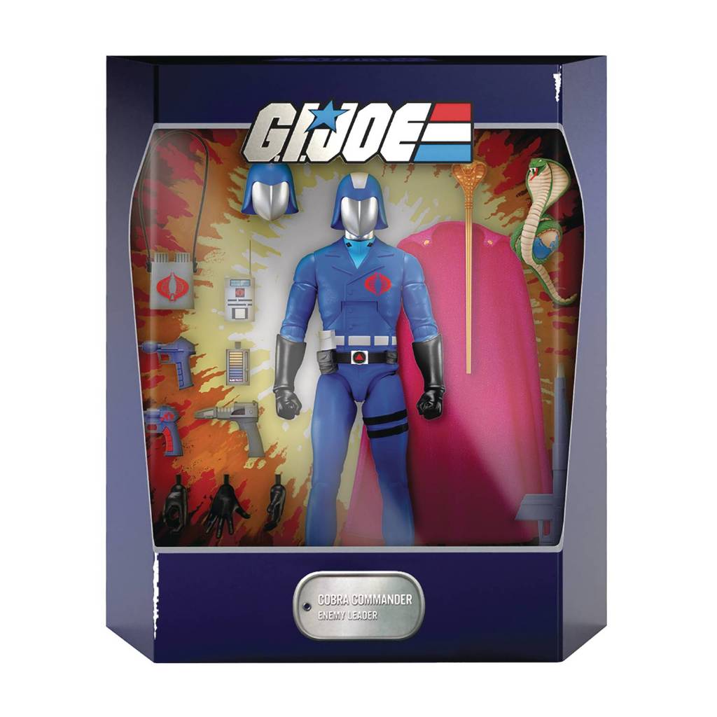SUPER7 GI JOE ULTIMATES REAL HERO COBRA COMMANDER ACTION FIGURE