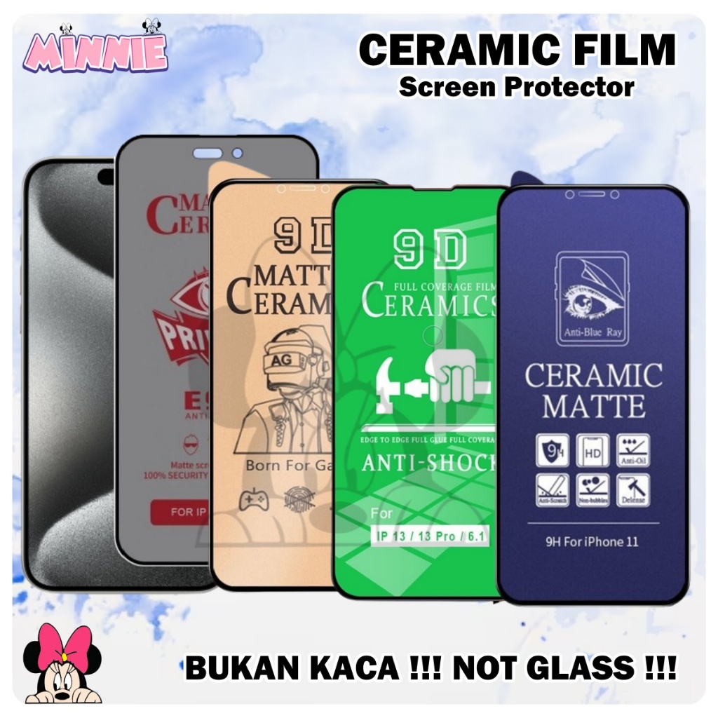[ XPECAH ] ฟิล์มกันรอยหน้าจอเซรามิก Oppo A95 / A76 / A12e / Reno 2 / A3s / A7x / R17 Pro / F9 / F7 /