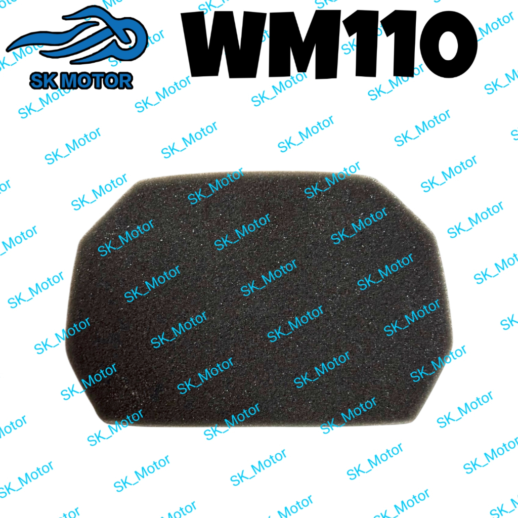 WMOTO WM110 WM 110 องค์ประกอบ Assy Air Cleaner กรองอากาศ Saringan Udara ฟองน้ํา Span Spone