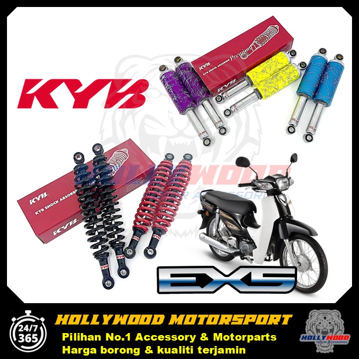 EX5 & EX5-DREAM ABSORBER BELAKANG HEAVY DUTY KYB KAYABA SHOCKS & SUSPENSION
