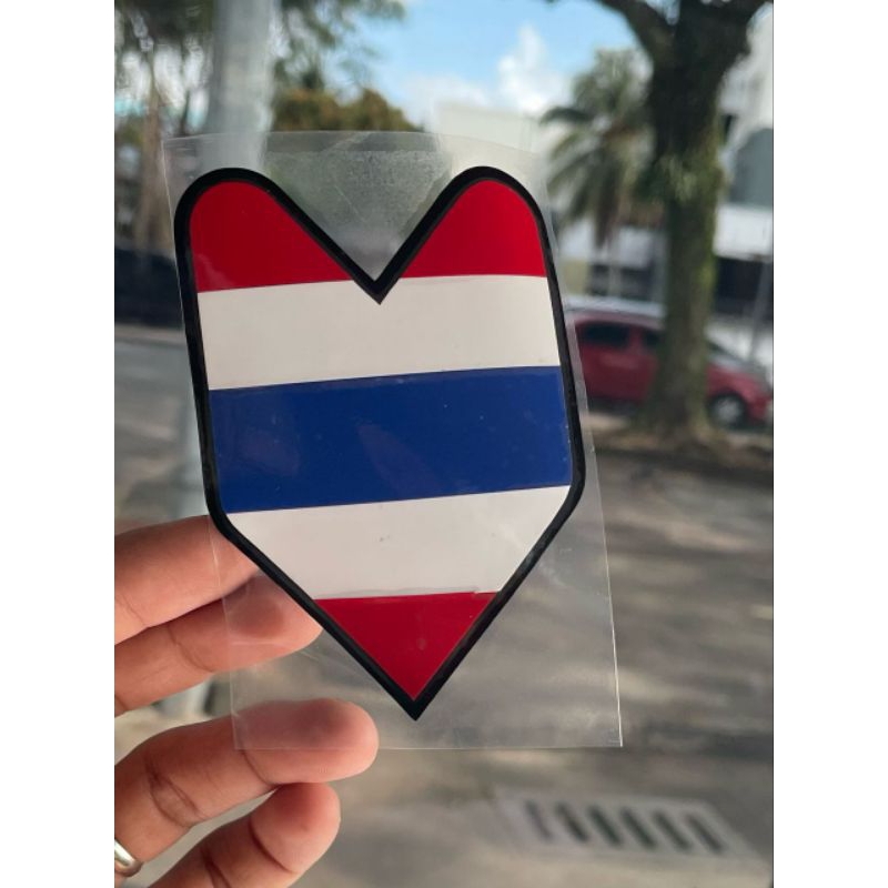 สติ๊กเกอร์เคอร์ต้ามอเตอร์ ไทยลุค แท็ก Vios dugong myvi axia