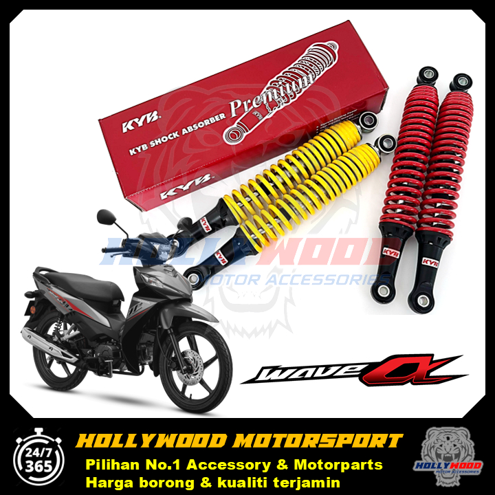 WAVE ALPHA WAVE110 CX WAVE110 DX ABSORBER BELAKANG KYB KAYABA SHOCKS & SUSPENSION