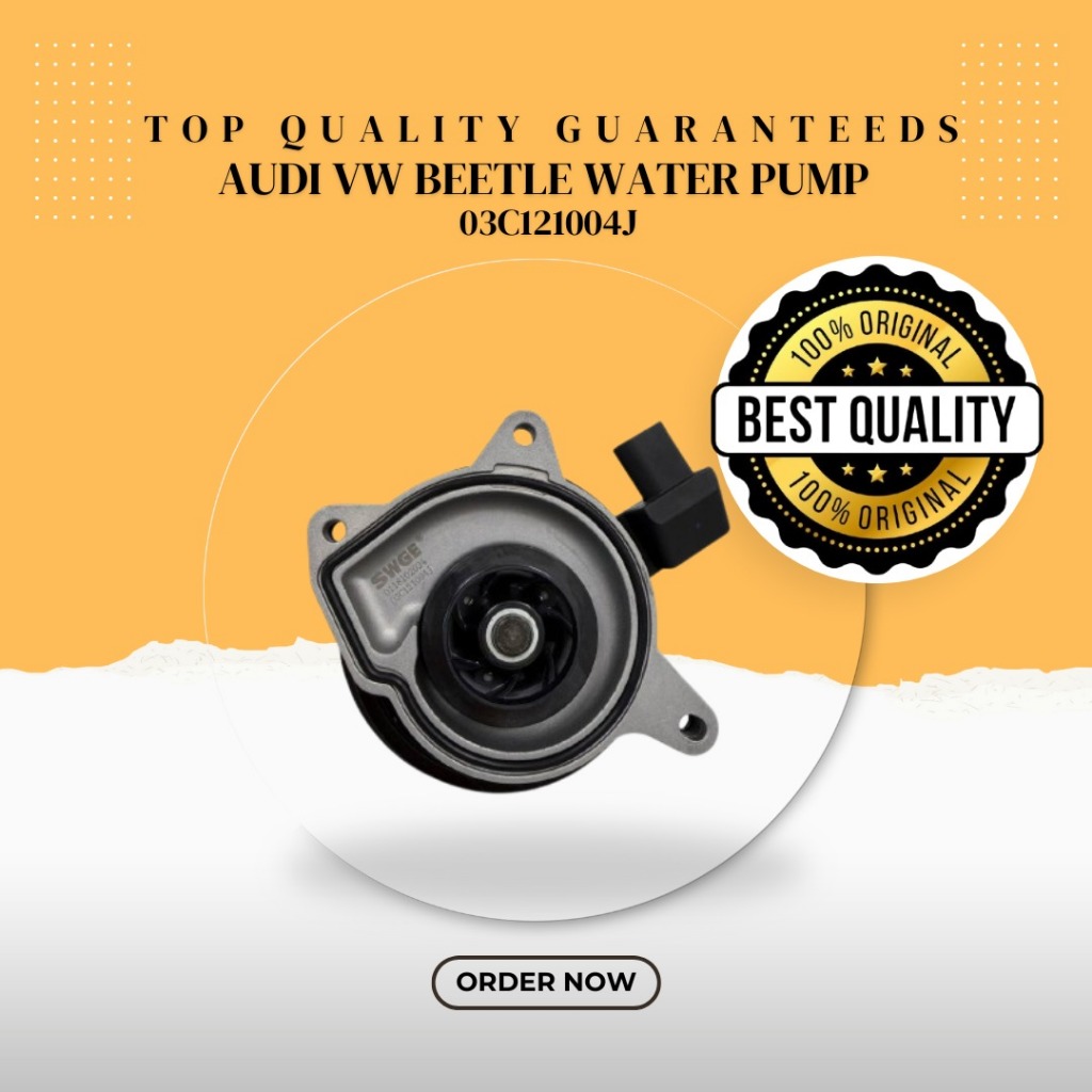 ปั๊มน้ําเครื่องทําความเย็น AUDI VW BEETLE (5C1, 5C2) 03c121004J BEETLE Convertible (5C7, 5C8) CC B7 