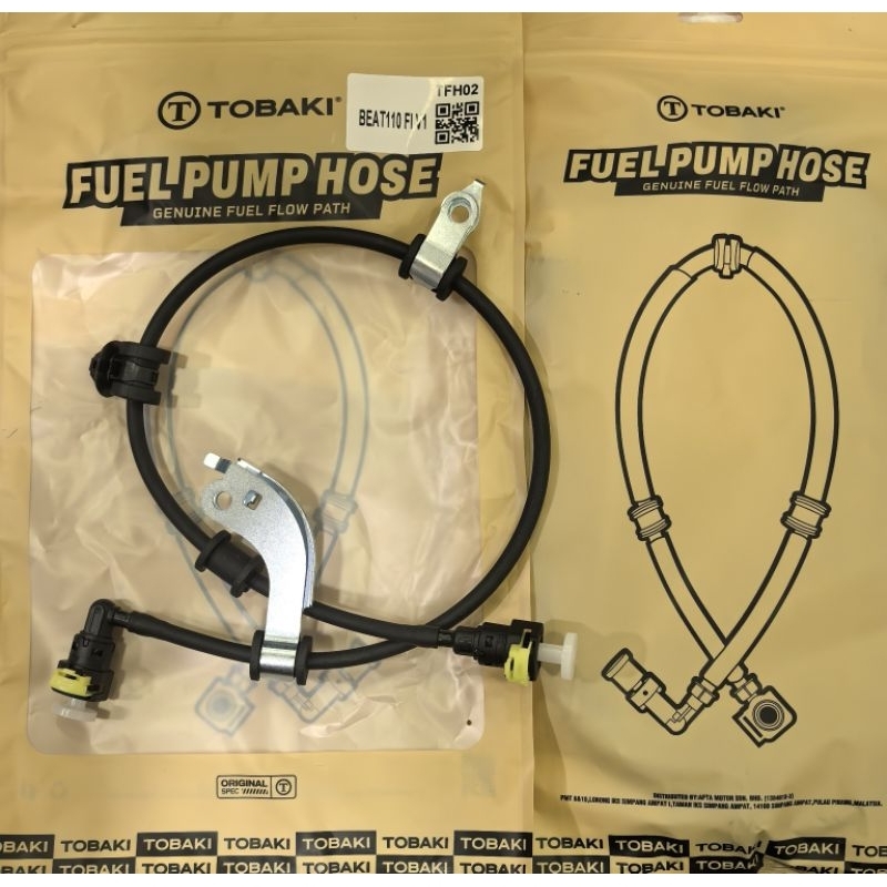 TOBAKI สําหรับ HONDA BEAT 110FI FUEL PUMP HOSE PETROL HOSE -STANDARD SPECIFICATION -17528-K81-N11