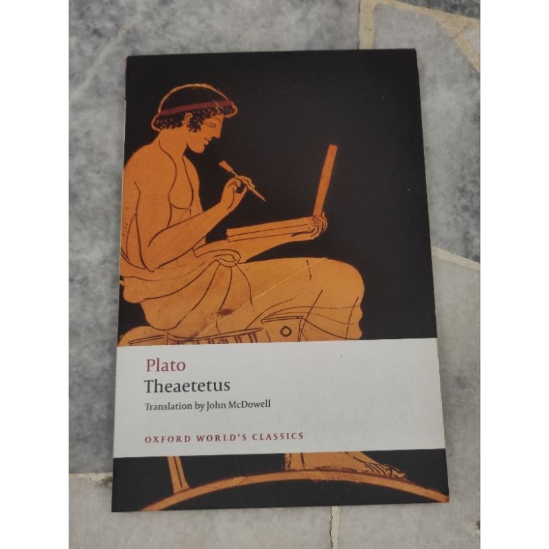Theatetus Plato Oxford