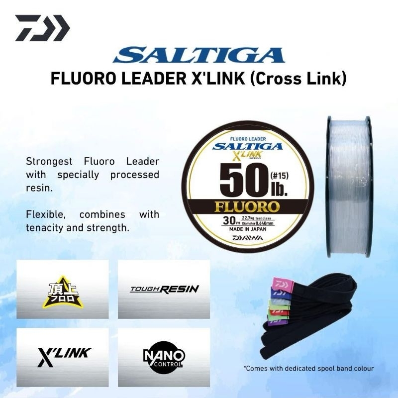 DAIWA 2025 SALTIGA FLUORO LEADER XLINK