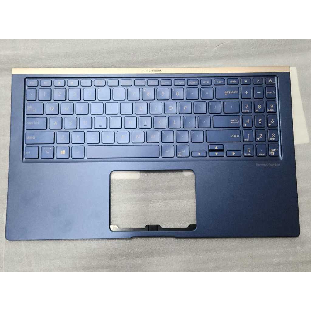 Asus 90NB0JX1-R31UI0 Palmrest Keyboard LED US-Universal สีน้ําเงิน