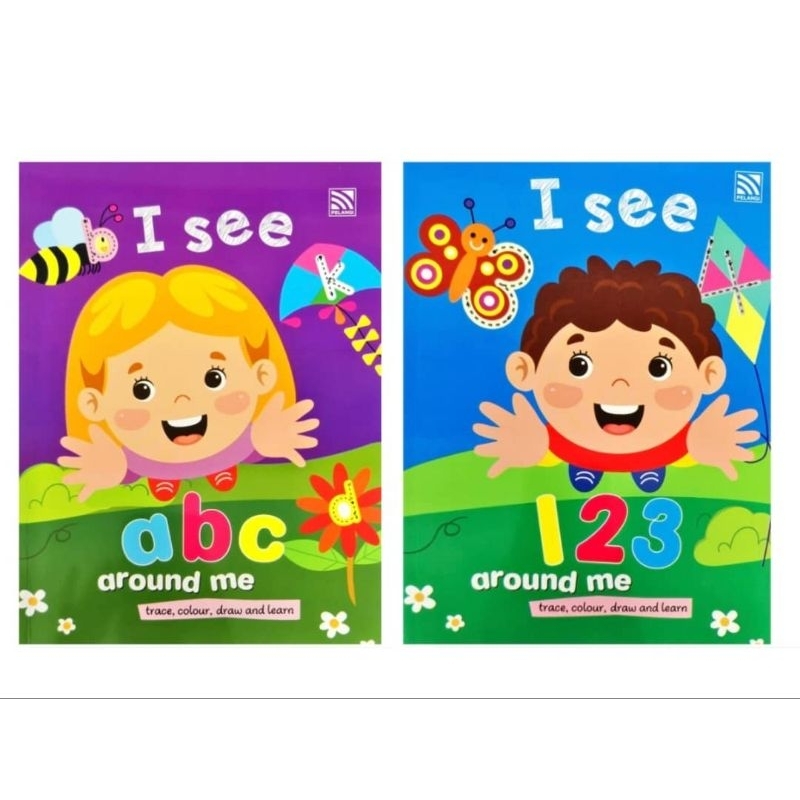 [PELANGI] I SEE ABC AROUND ME & I SEE 123 AROUND ME (ร่องรอย, เพ้นท์และเรียนรู้)