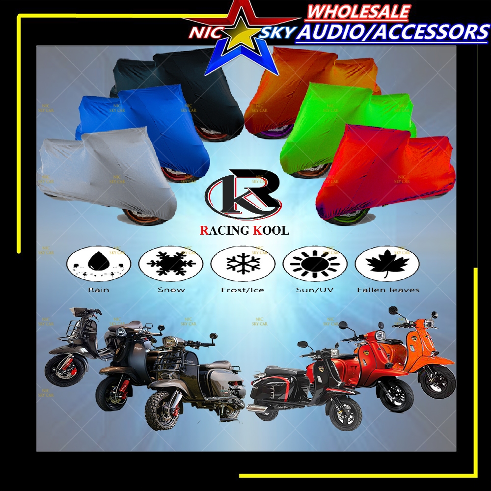 SCOMADI Moto Cover 100% กันแดด/กันน้ํากันฝุ่น TT125i TT200 TT250 SCOMADI TECHNICA-125 150 200
