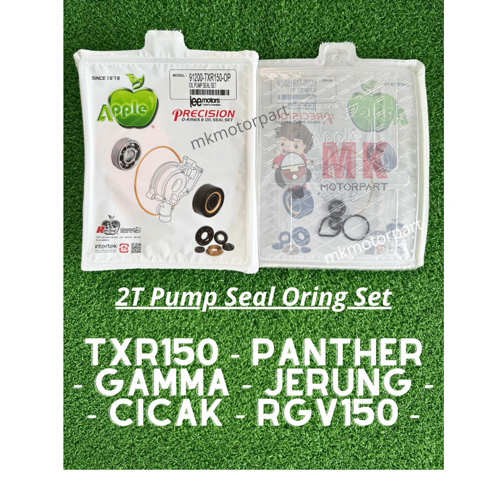 [ ชุดซีลปั๊มน้ํามัน 2T ] Suzuki TXR150 Panther Gamma Pump Seal Oring Set TXR Jerung Gama Cicak RGV15