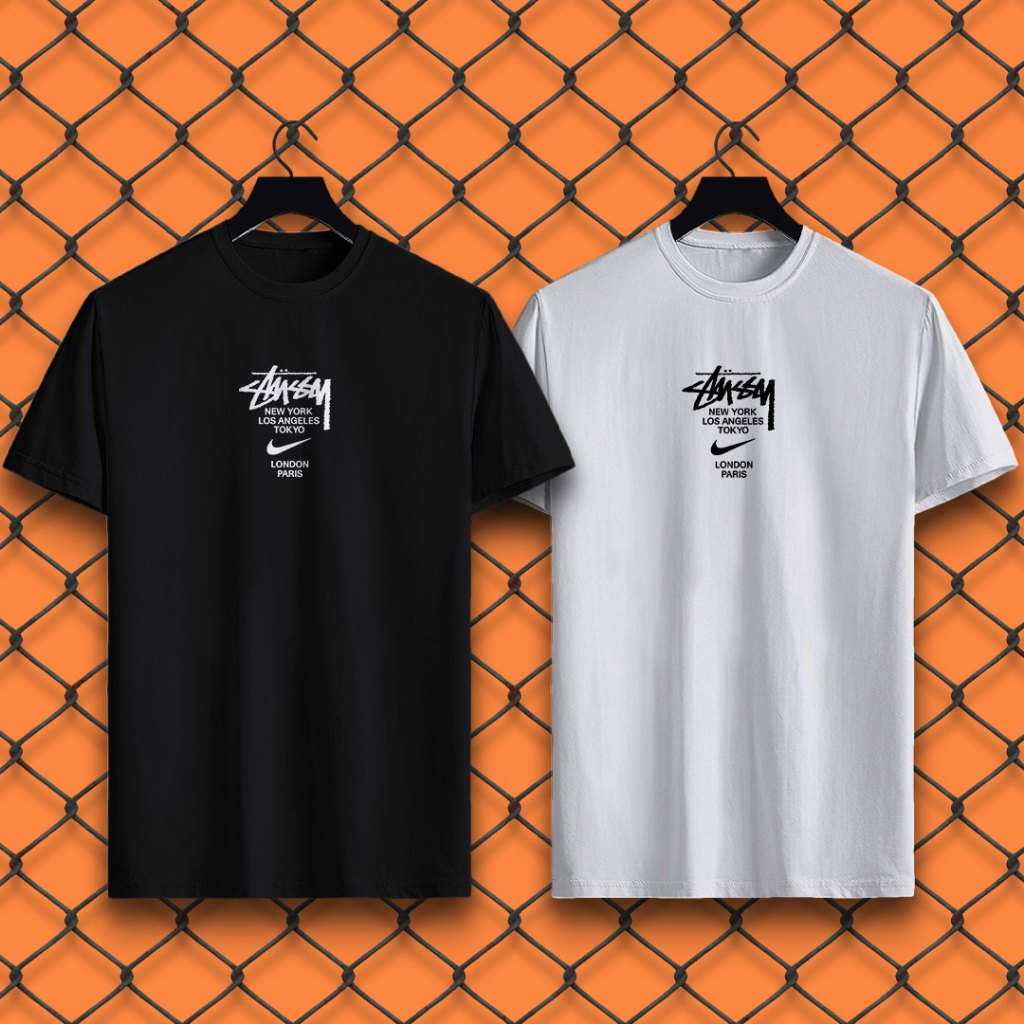 Cotton Tee Jay Jo Windbreaker Baju Viral เสื้อยืดผ้าฝ้าย 100% Unisex Streetwear ชุดแฟชั่น