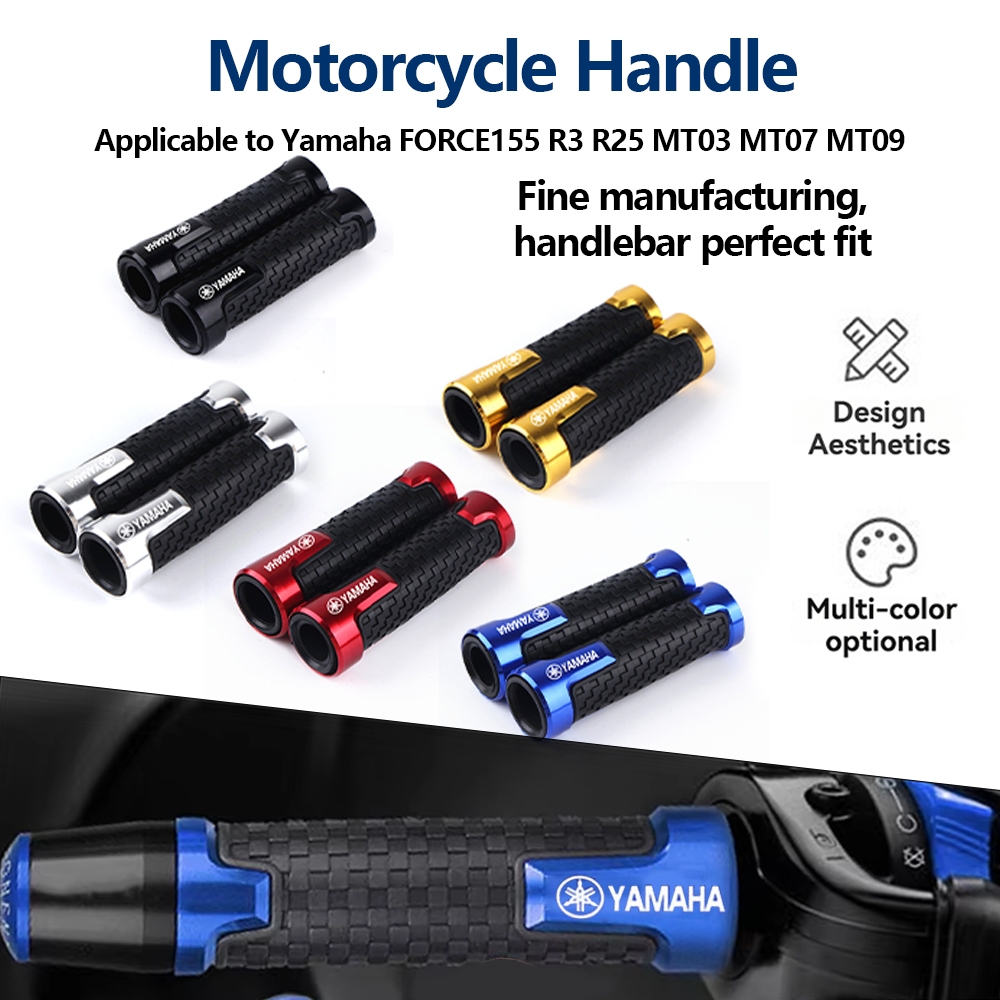 แฮนด์สากล Xj6 Grip 7/8 อุปกรณ์เสริมรถจักรยานยนต์ Yamaha Xj Diversion 22Mm ยางยามมือ