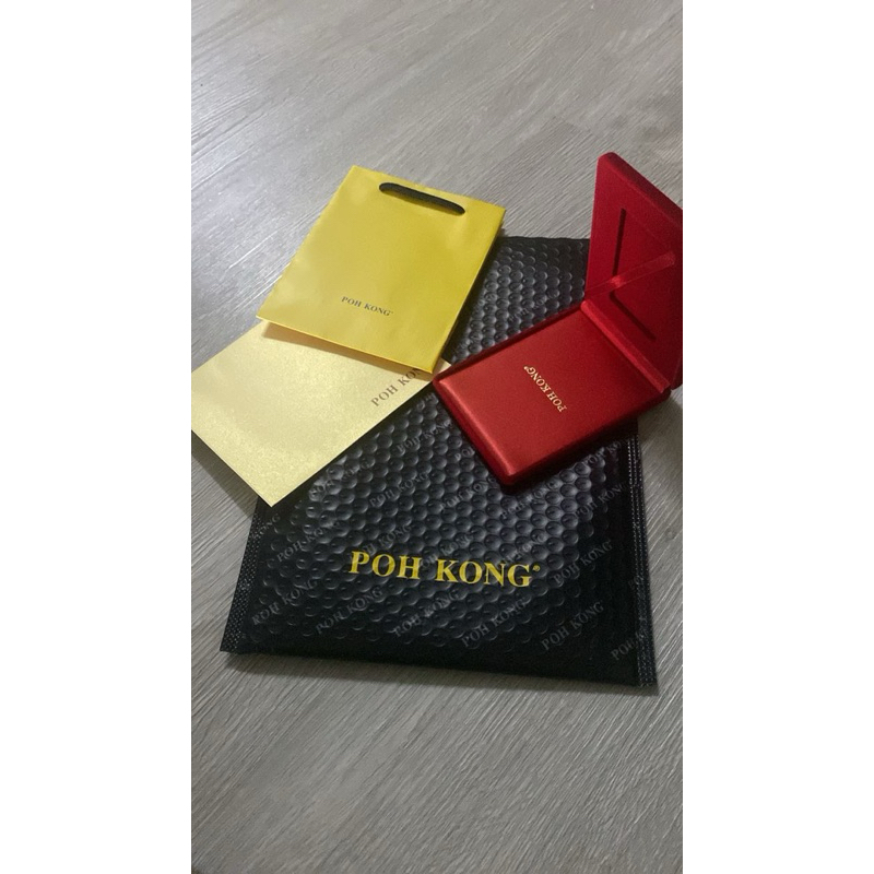 1 ชุด GOLD BAR BOX POH KONG กล่องกํามะหยี่