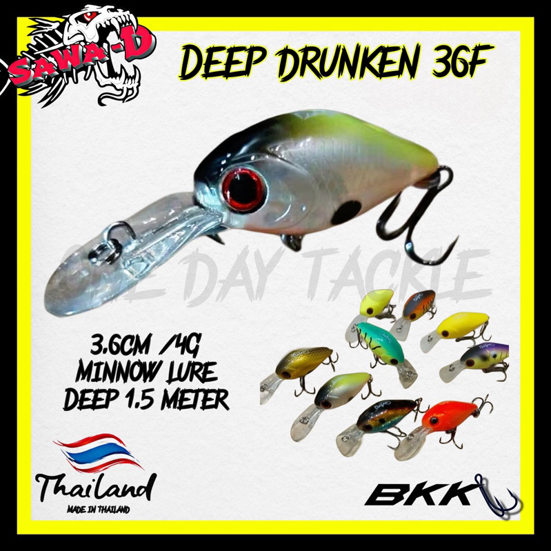 Dagon Deep Drunken 36F  36mm/4.5g