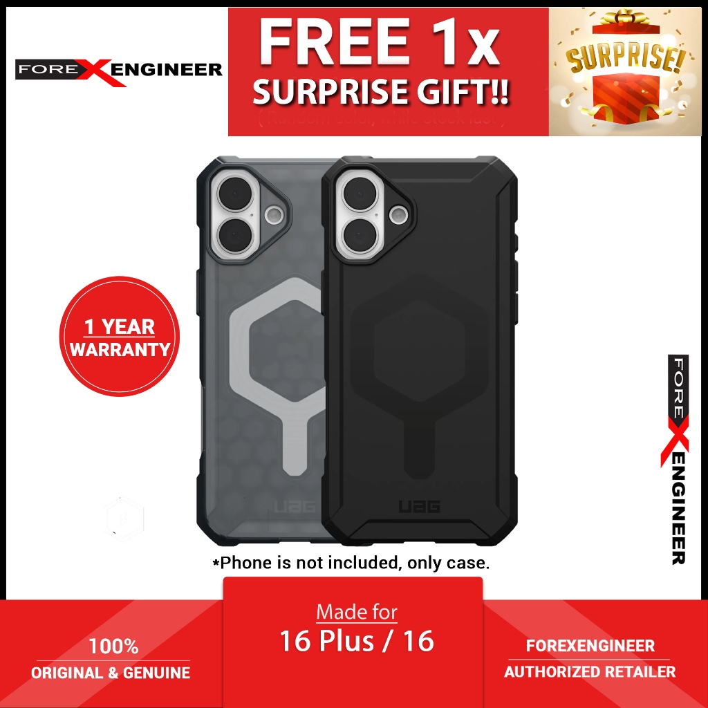 [ 16 Plus / 16 ] UAG Essential Armor Magnetic Charging - สีโปร่งแสงมีสไตล์