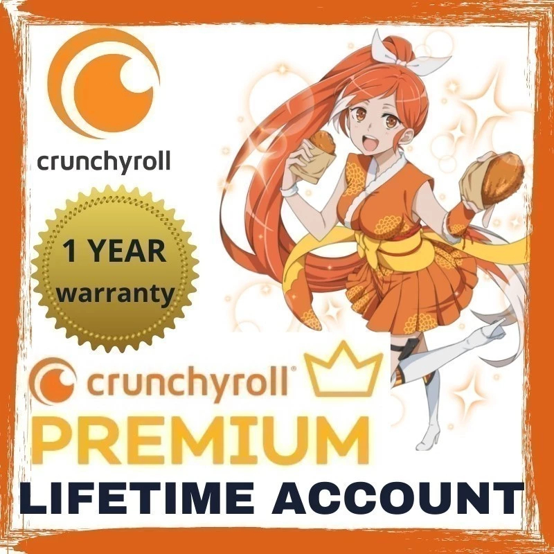 Crunchyroll บัญชีพรีเมี่ยมตลอดอายุการใช้งาน iOS MacBook Android (อัพเกรดพัดลมเมก้า)